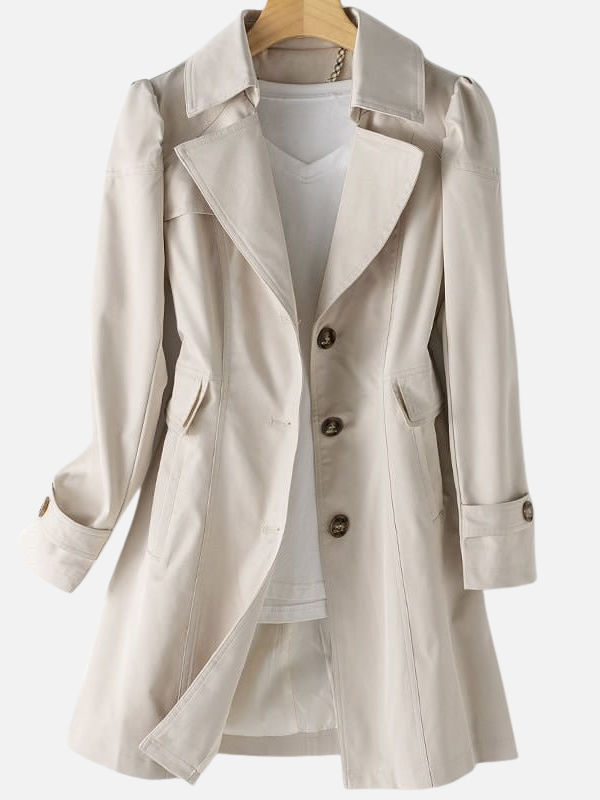 Beatriz | Trench Coat Largo Entallado para Mujer