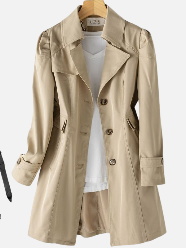 Beatriz | Trench Coat Largo Entallado para Mujer