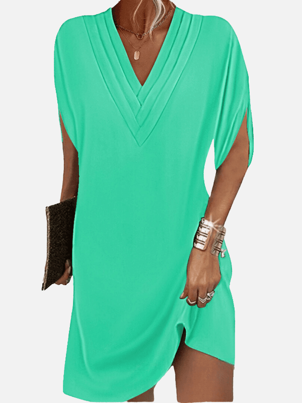 Victoria | Vestido Corto con Escote en V para Mujer
