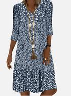 Alejandra | Vestido Floreado de Manga 3/4 para Mujer 1