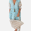 Leticia | Vestido Largo Bohemio con Escote en V Mujer