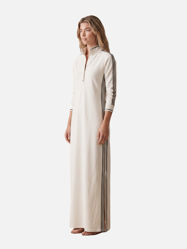 Alejandra | Vestido Largo Deportivo de Manga Larga Mujer