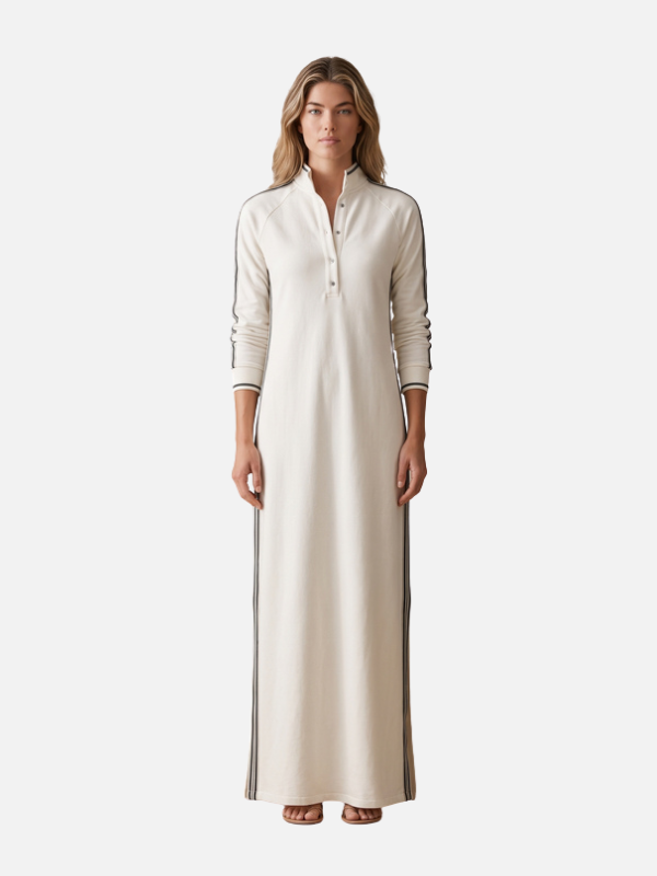 Alejandra | Vestido Largo Deportivo de Manga Larga Mujer