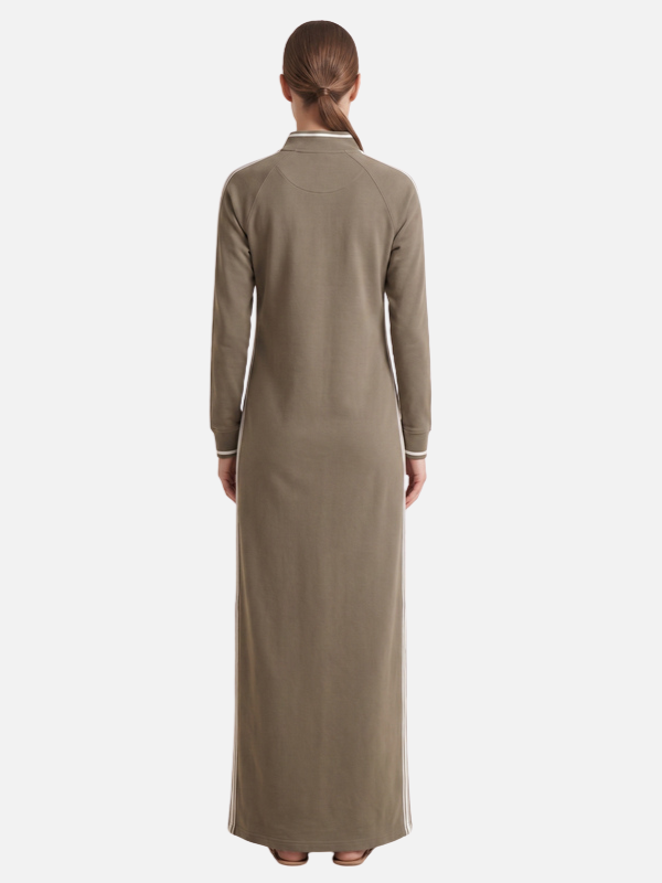 Alejandra | Vestido Largo Deportivo de Manga Larga Mujer