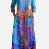 Patricia | Vestido Largo Estampado con Bolsillos Mujer
