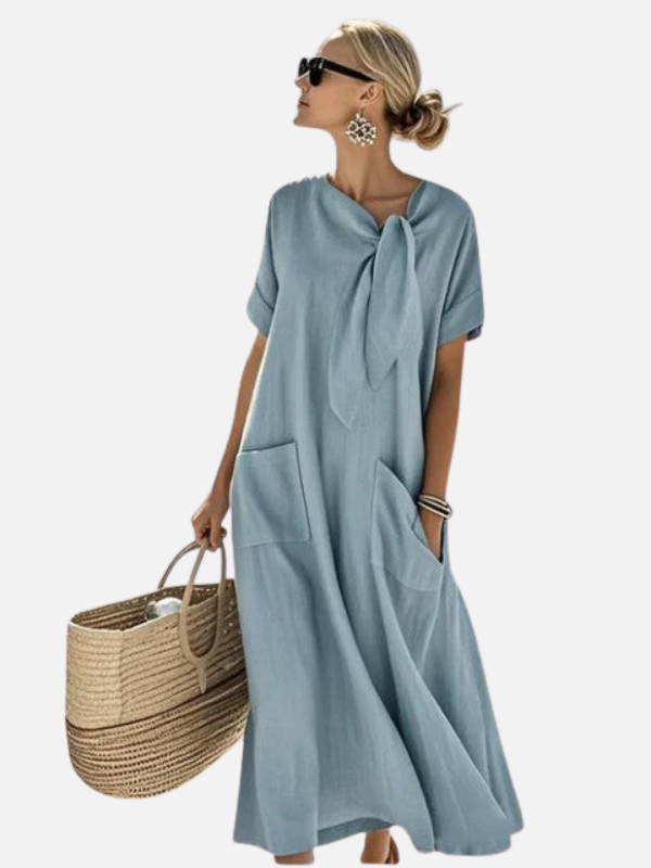 Guadalupe | Vestido Oversize Suelto con Bolsillos Mujer