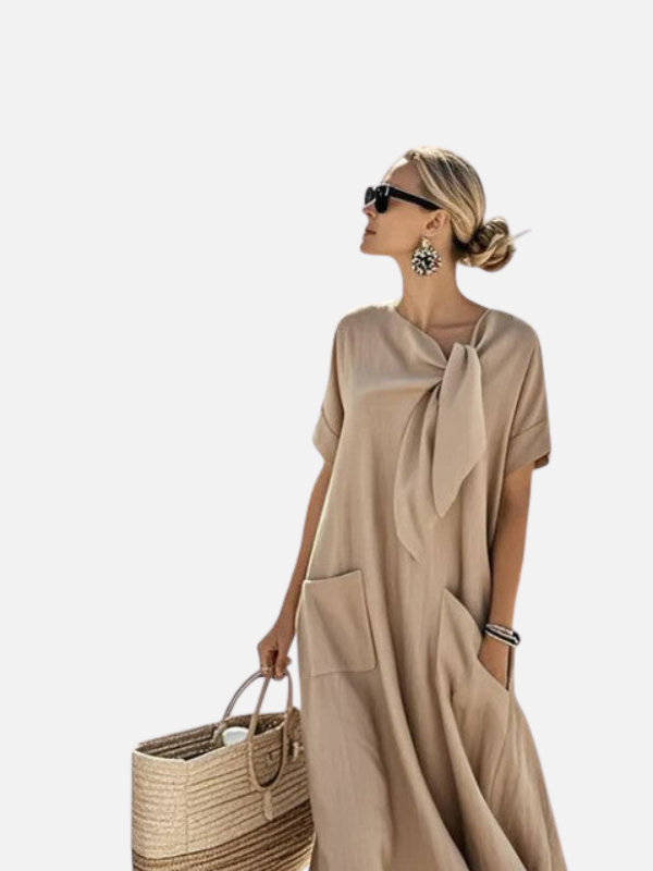 Guadalupe | Vestido Oversize Suelto con Bolsillos Mujer