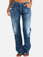 Victoria | Jeans Rotos Rectos de Tiro Bajo para Mujer 2