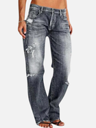 Victoria | Jeans Rotos Rectos de Tiro Bajo para Mujer 4