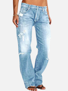 Victoria | Jeans Rotos Rectos de Tiro Bajo para Mujer 5