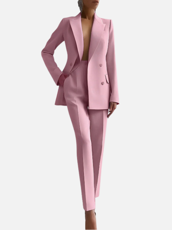 Lindsey | Double Breasted Pant Suit for Women Two Piece