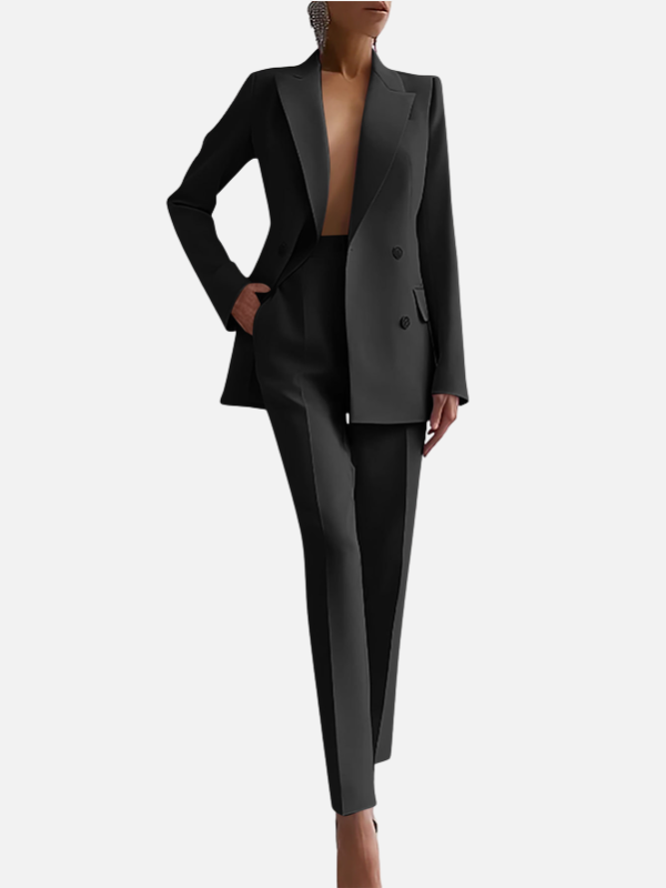 Lindsey | Double Breasted Pant Suit for Women Two Piece