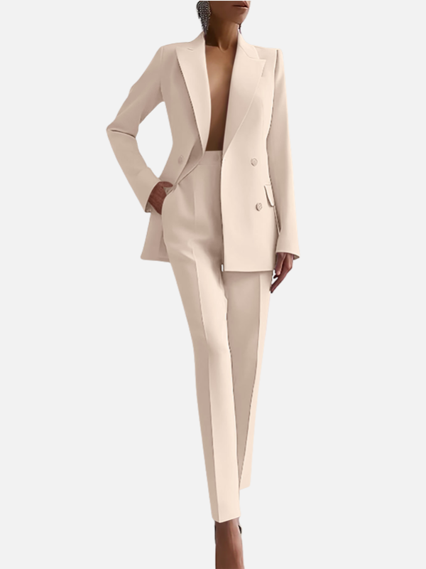Lindsey | Double Breasted Pant Suit for Women Two Piece