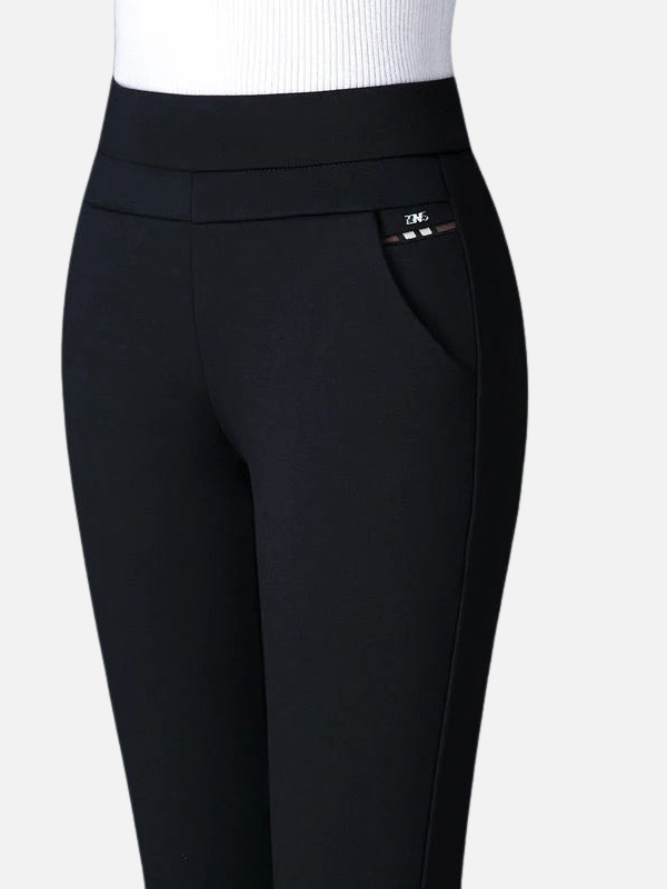 Renee | High Waisted Stretch Pants for Women Slim Fit