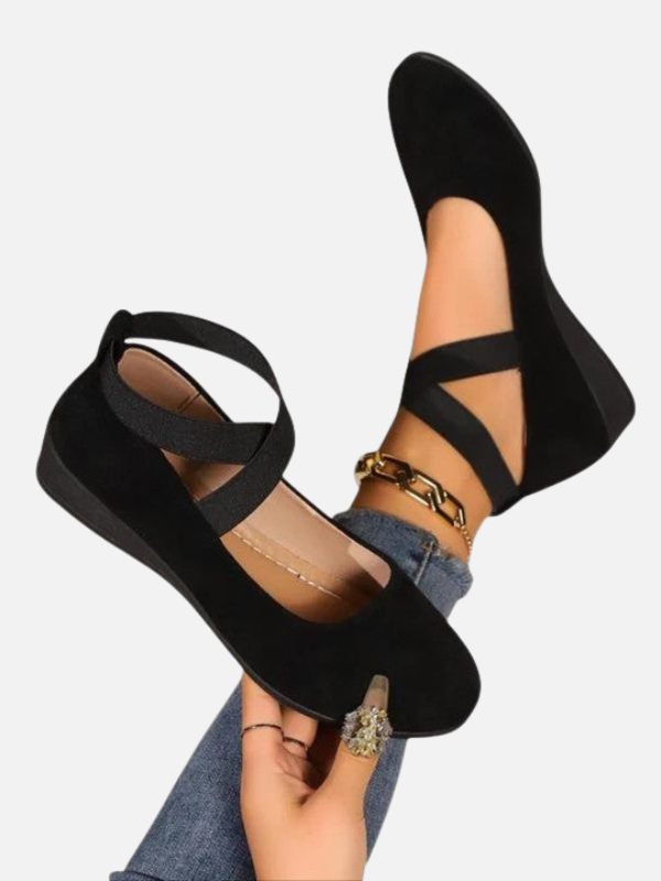 Deborah | Orthopedic Crisscross Strap Flats for Women