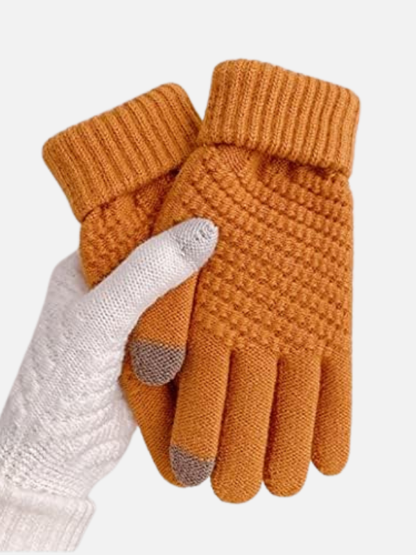 Katherine | Touchscreen Knit Gloves for Women Winter