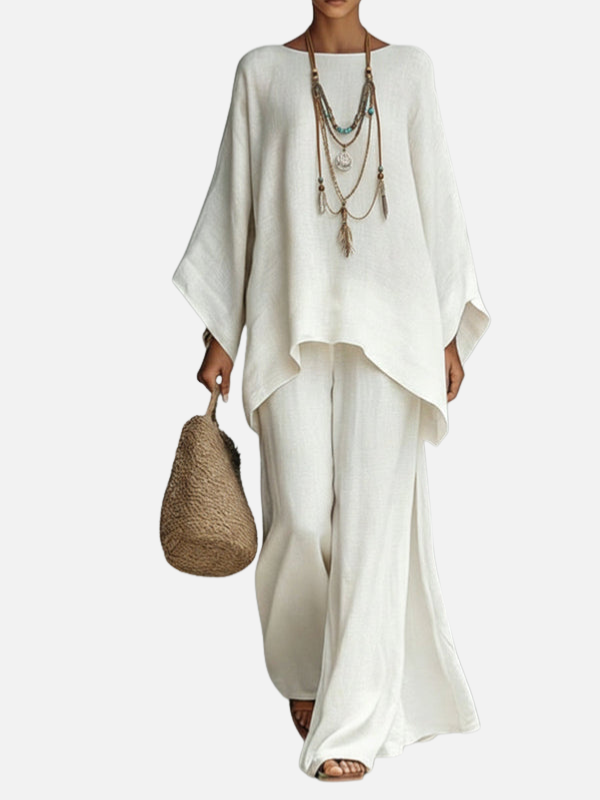 Dorothy | Two Piece Wide Leg Pant Set for Women Loose Top