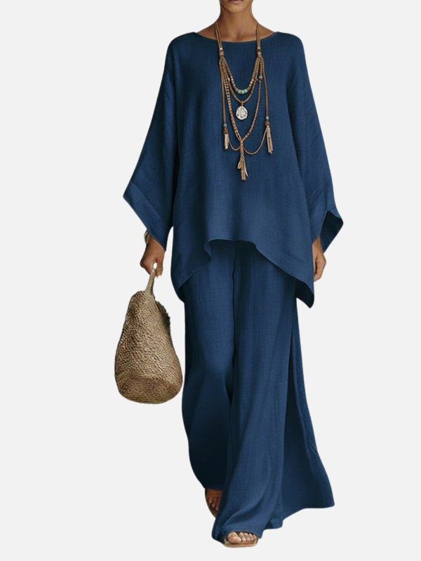 Dorothy | Two Piece Wide Leg Pant Set for Women Loose Top